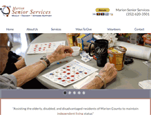 Tablet Screenshot of marionseniorservices.org
